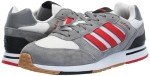 Adidas Men's Run 80s Sneaker in Grey/Scarlet