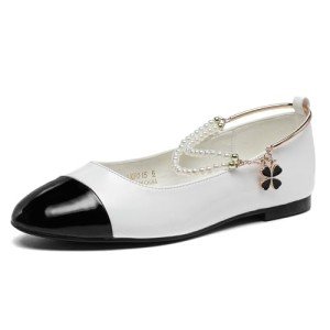 Sparkle Pearl Colorful Ballet Flats for Women