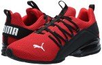 PUMA Axelion Cross Trainer Sneakers - Red & Black