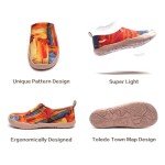 Colorful UIN Women’s Slip-On Hiking Shoes - Red