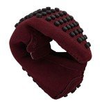 JIONS Men's Burgundy Suede Driving Loafers