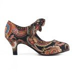 Colorful Bow Heels Mary Jane Kitten Pumps