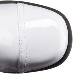 Ellie Shoes 300-Dotty White Gogo Boot for Women