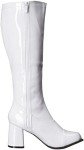 Ellie Shoes 300-Dotty White Gogo Boot for Women