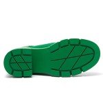 Colorful Women's Lace-Up Combat Boots with Buckle