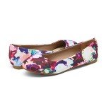 Colorful Floral Ballerina Flats for Women