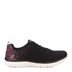 Skechers Women's Virtue Sneaker in Black/Pink