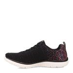 Skechers Women's Virtue Sneaker in Black/Pink