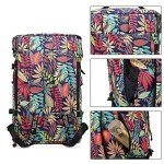 Colorful Floral Duffle Backpack for Travel and Sports