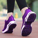 Stylish Women's Lightweight Purple Running Sneakers