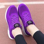 Stylish Women's Lightweight Purple Running Sneakers