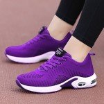 Stylish Women's Lightweight Purple Running Sneakers