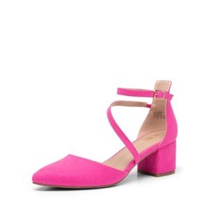 Chic Adjustable Pink Heels for Women