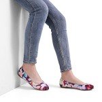 Colorful Floral Ballerina Flats for Women
