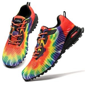 Colorful Men's Trail Running and Hiking Sneakers
