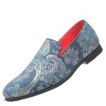 Colorful Glitter Slip-On Dress Loafers for Men