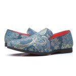 Colorful Glitter Slip-On Dress Loafers for Men