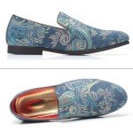 Colorful Glitter Slip-On Dress Loafers for Men