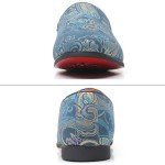 Colorful Glitter Slip-On Dress Loafers for Men