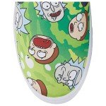 Rick and Morty Green Slip-On Sneakers for Men