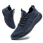 Damyuan Lightweight Blue Athletic Running Shoes