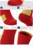 5 Pairs Colorful Men's Athletic Crew Socks