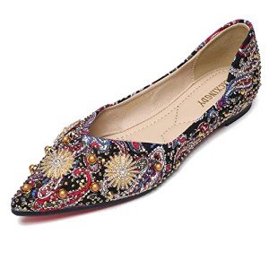 Colorful Women's Pointed Toe Ballet Flats