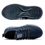 Damyuan Lightweight Blue Athletic Running Shoes