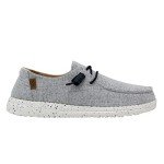 Hey Dude Women's Wendy Chambray White Blue Slip-Ons