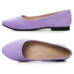 Cute Light Purple Slip-On Ballet Flats for Women
