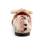 Colorful Apricot Bow Flats for Women