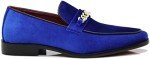 Plum05 Men's Slip-On Loafer in Royal Blue