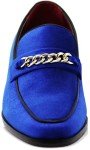 Plum05 Men's Slip-On Loafer in Royal Blue