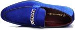 Plum05 Men's Slip-On Loafer in Royal Blue