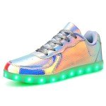 Colorful LED Flashing Shoes for Couples - Pink