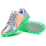 Colorful LED Flashing Shoes for Couples - Pink