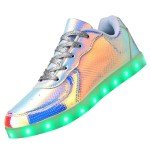 Colorful LED Flashing Shoes for Couples - Pink