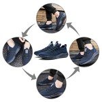 Men's Casual Lace-Up Sport Walking Shoes - Blue