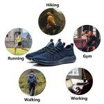 Men's Casual Lace-Up Sport Walking Shoes - Blue
