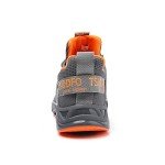 Stylish Men's Athletic Sneakers in Gray, Size 43