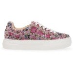 Betsey Johnson Floral Sidny Donna Sneakers, Size 38.5
