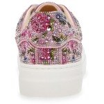 Betsey Johnson Floral Sidny Donna Sneakers, Size 38.5