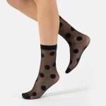 Colorful Women's Ankle Socks - Dots, Stripes, Geometric