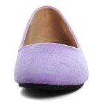 Cute Light Purple Slip-On Ballet Flats for Women