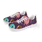 Colorful Donut Running Shoes for Women