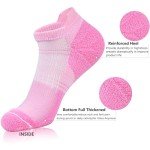 Colorful Cushioned Ankle Socks for Women - 6 Pack
