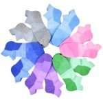 Colorful Cushioned Ankle Socks for Women - 6 Pack