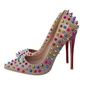 Colorful Studded Heels for Parties and Weddings
