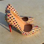 Colorful Studded Heels for Parties and Weddings