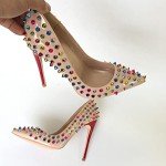 Colorful Studded Heels for Parties and Weddings